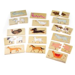 DIDAKTICKÉ PUZZLE ZVÍŘÁTKA| Malvinka.cz