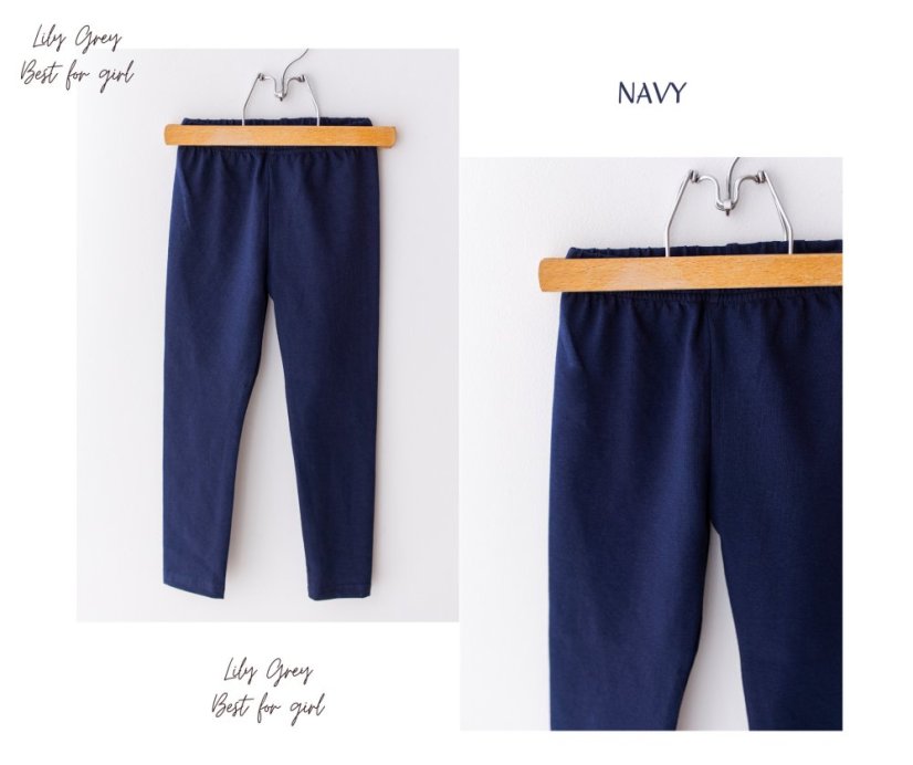 Dívčí legíny "Navy" Lily Grey - Velikost oblečení: 128 / 8 let