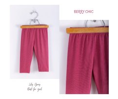 Dívčí legíny malinové  3/4- Lily Grey
