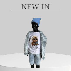 Chlapecká čepice s nákrčníkem -modrá