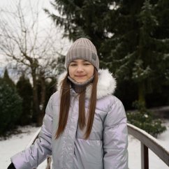 Komplet zimní čepice a tunel, šedá Sula