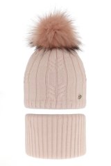 Dívčí kompet: čepice s tunelem 