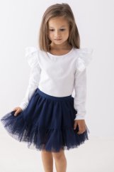 Bílá blůzka s dlouhým rukávem lily grey malvinka.cz Bílá blůzka s dlouhým rukávem lily grey malvinka.cz
