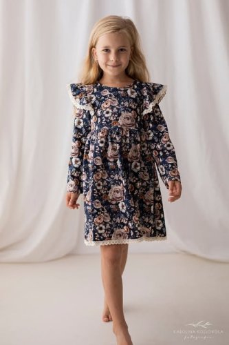 Dívčí šaty s volánky(malvinka.cz)