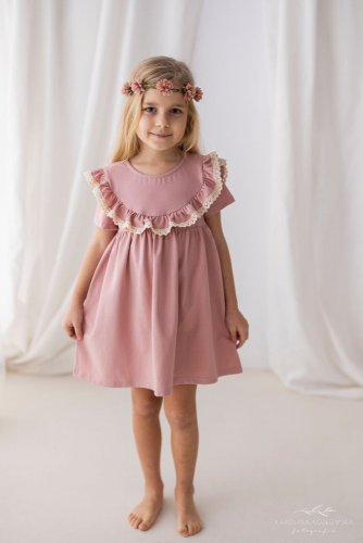 Emma dívčí šaty  lily grey- malvinka.cz