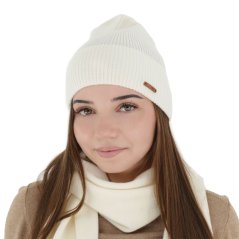 Krémová dámská čepice Flerra