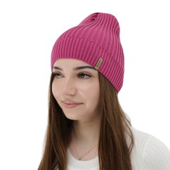 dámská jarní čepice Mirona v růžové barvě