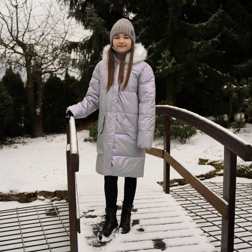 Komplet zimní čepice a tunel, šedá Sula