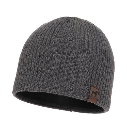 Pánska zimní čepice šedé barvy merino- Bird