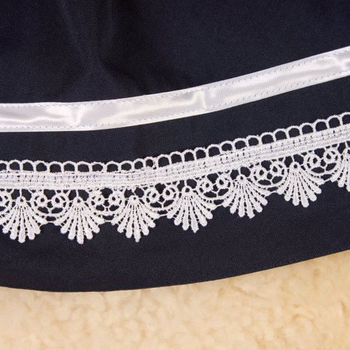 Slavnostní sukýnka s bílou krajkou