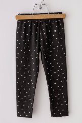 Dívčí puntíkované legíny – pohodlné bavlněné legíny s elastanem pro každodenní nošení. Dívčí puntíkované legíny – pohodlné bavlněné legíny s elastanem pro každodenní nošení.