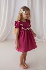 Melisa malinové šaty, lily grey- malvinka.cz