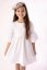 Dívčí  boho šaty sněhové- Lily Grey - Velikost oblečení: 134 / 9 let