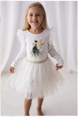 Sněhová bíla  tutu sukně-Lily Grey