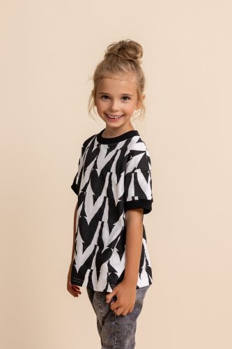 Černobílý vzor pro malé módní ikony