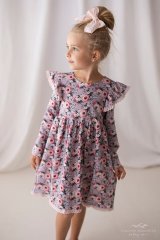 Dívčí šaty Eliška-Lily Grey