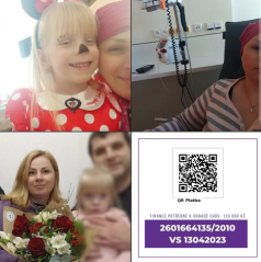 Podpora maminky Hany při boji s rakovinou - 1000 Kč