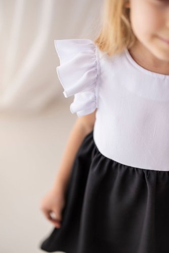 Bela černobílé šaty Lily grey, malvinka.cz