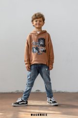 světle modré džíny s opraným efektem – styl a pohodlí v jednom