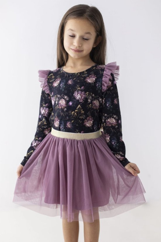 Maxi tutu sukně Lily Grey - fialová