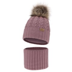 Dívčí zimní čepice s tunelem Tanzania 