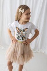 Dívčí tričko zajíček – jarní kousek