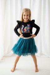 Dívčí tylová sukně s elastickým pasem