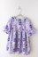 Boho dívčí šatičky s fialkovými růžemi