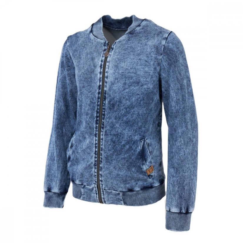 chlapecká mikina s jeans modrým vzorem malvinka.cz