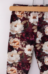 Elegantní květinové legínky pro malé parádnice Elegantní květinové legínky pro malé parádnice