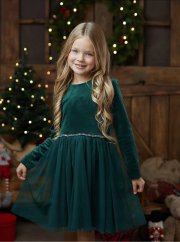 Krátké elegantní dívčí šaty Soňa/ malvinka.cz