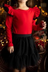 Dívčí blůzka Carmen s volány