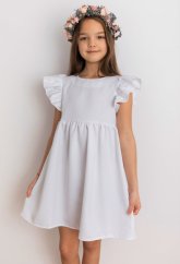 bílé šaty Elíí, elegantí, lehké a nádherné-malvinka.cz