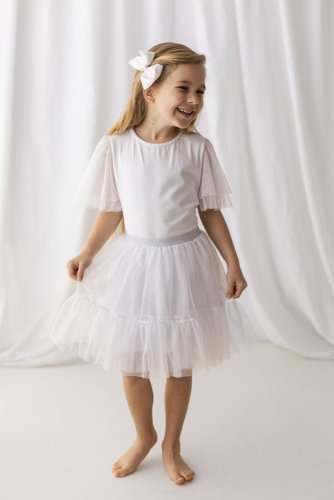 jemná blůzka s tylovými rukávy/malvinka.cz