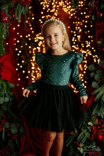  sametová bluzka s třpytkami