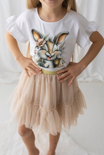 roztomilá dívčí halenka se zajíčkem/ malvinka.cz