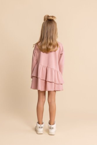 Elegantní růžové šaty pro malé slečny