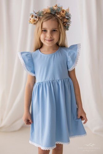 Lili dívčí šaty, , lili grey, malvinka.cz