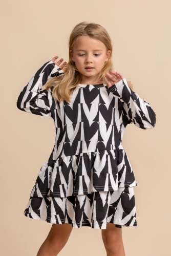 tylová černobílá energie pro malé slečny