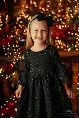 Slavnostní šaty s hvězdičkovým vzorem Slavnostní šaty s hvězdičkovým vzorem