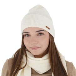 Krémová dámská čepice Flerra