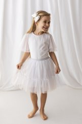 jemná blůzka s tylovými rukávy/malvinka.cz