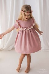 Emma dívčí šaty  lily grey- malvinka.cz