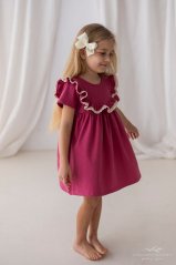 Melisa malinové šaty, lily grey- malvinka.cz