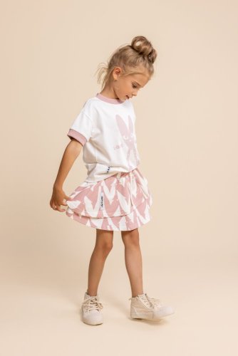 Stylová sukně s geometrickým vzorem