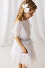 Dívčí nadýchaná tutu sukně v bílé barvě /malvinka.cz