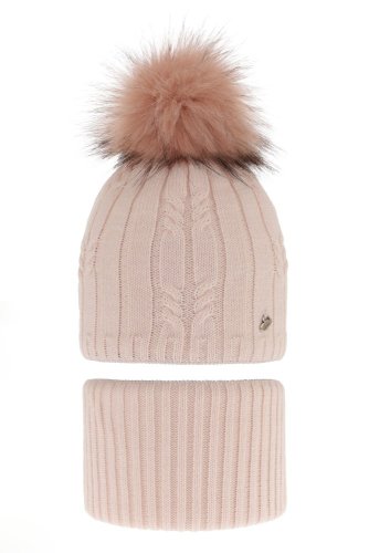 Dívčí kompet: čepice s tunelem 