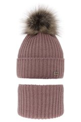 mauve růžová-čepice a tunel