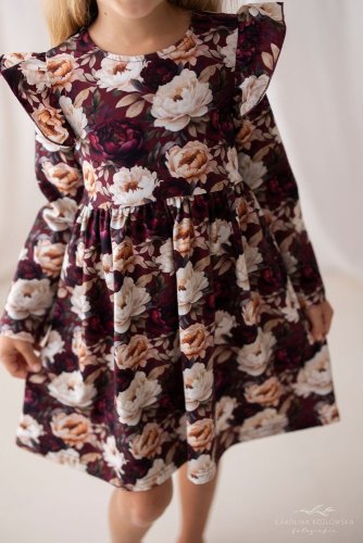 Podzimní romantika v tónech vínové a krémové | malvinka.cz