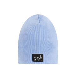 Dětská bavlněná čepice MashMnie – modrá varianta pro styl a pohodlí každý den.